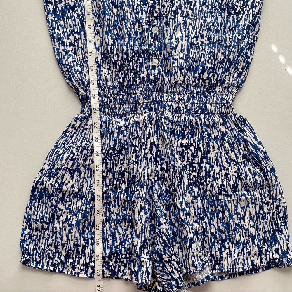 Anthropologie Splendid Waterfall Button Front Sleeveless Romper Playsuit - Picture 6 of 14